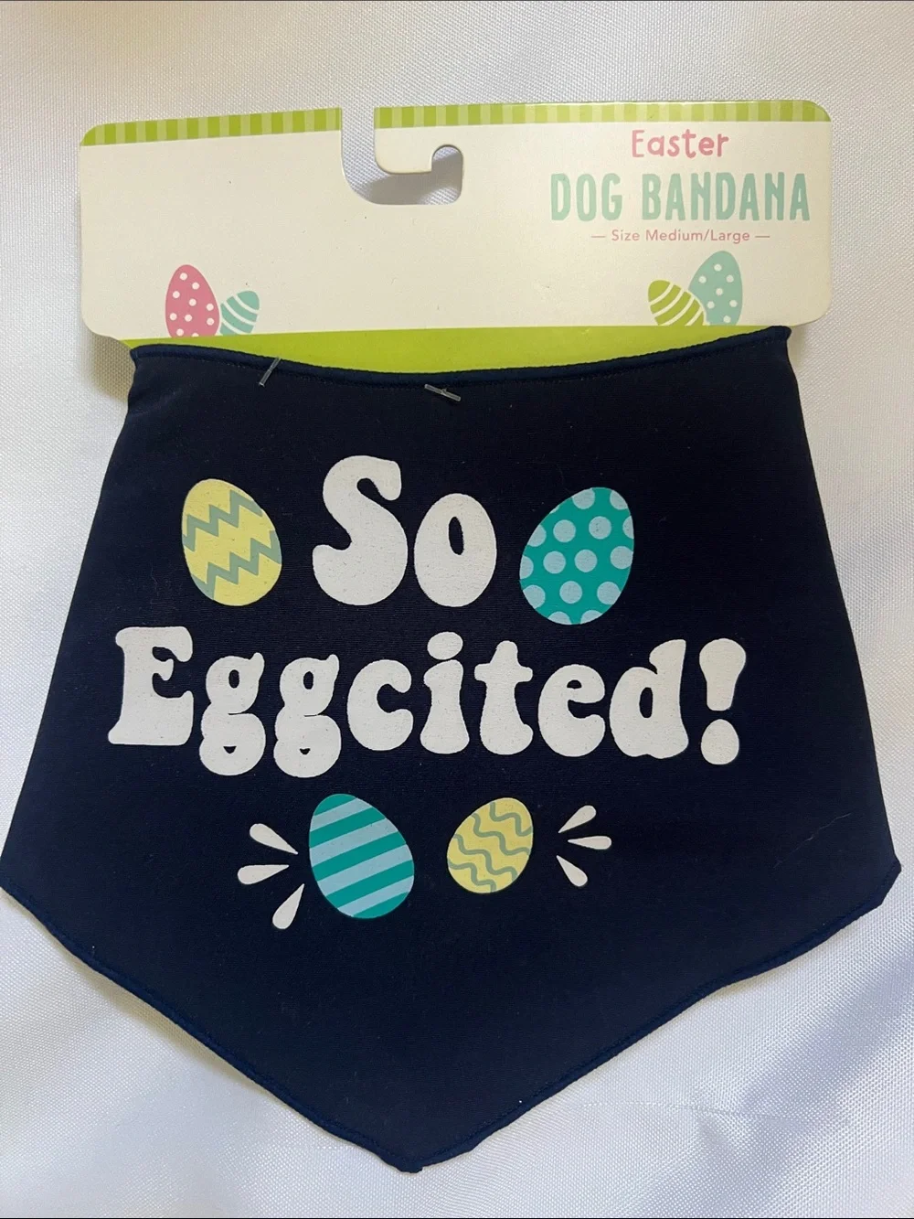 2 Easter Dog Bandanas So Eggcited NWT & Princess Bunny XS/Small M/L